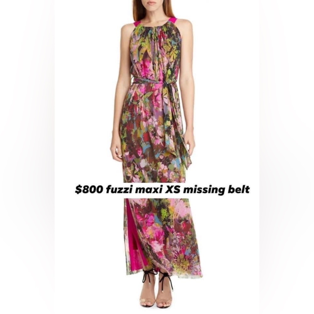 Fuzzi xs nwot floral print maxi
